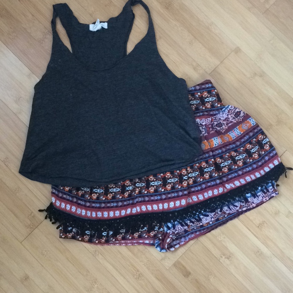 Khilaration boho summer skort